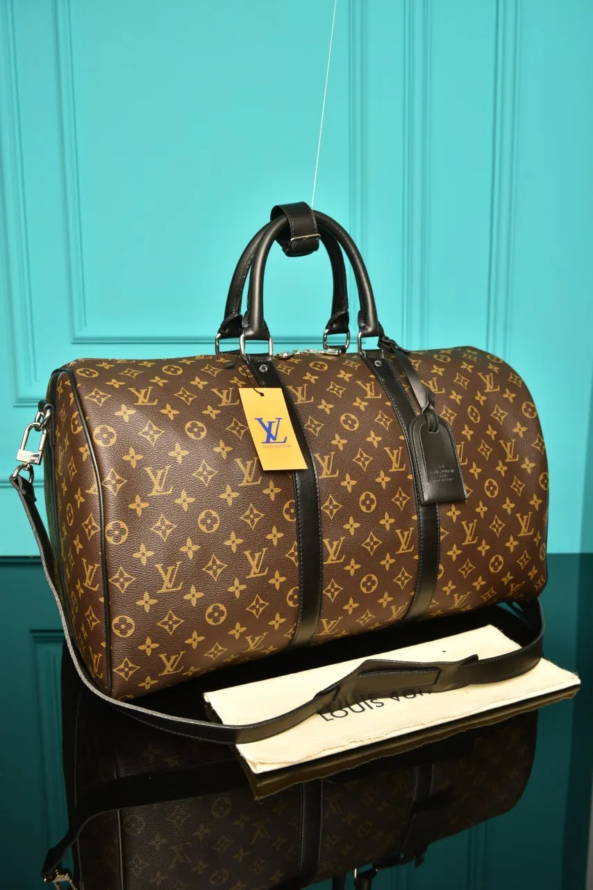 Keepall Bandouliere 50 Monogram Black