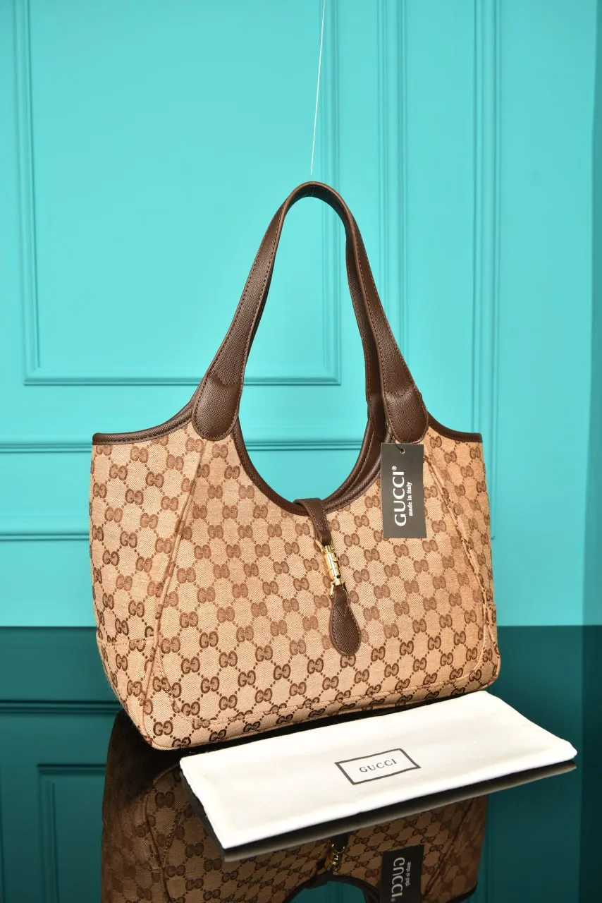 Mercato Small Tote Bag Brown