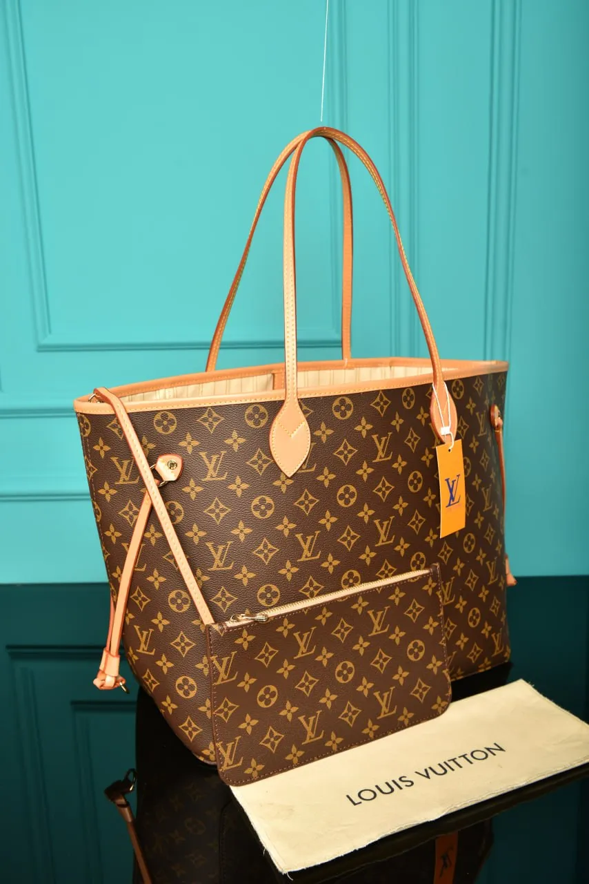 Neverfull GM Monogram White