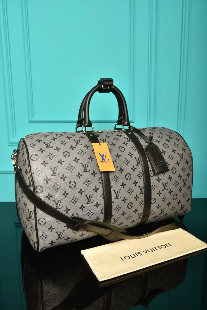 Keepall Bandouliere 50 Monogram Gray