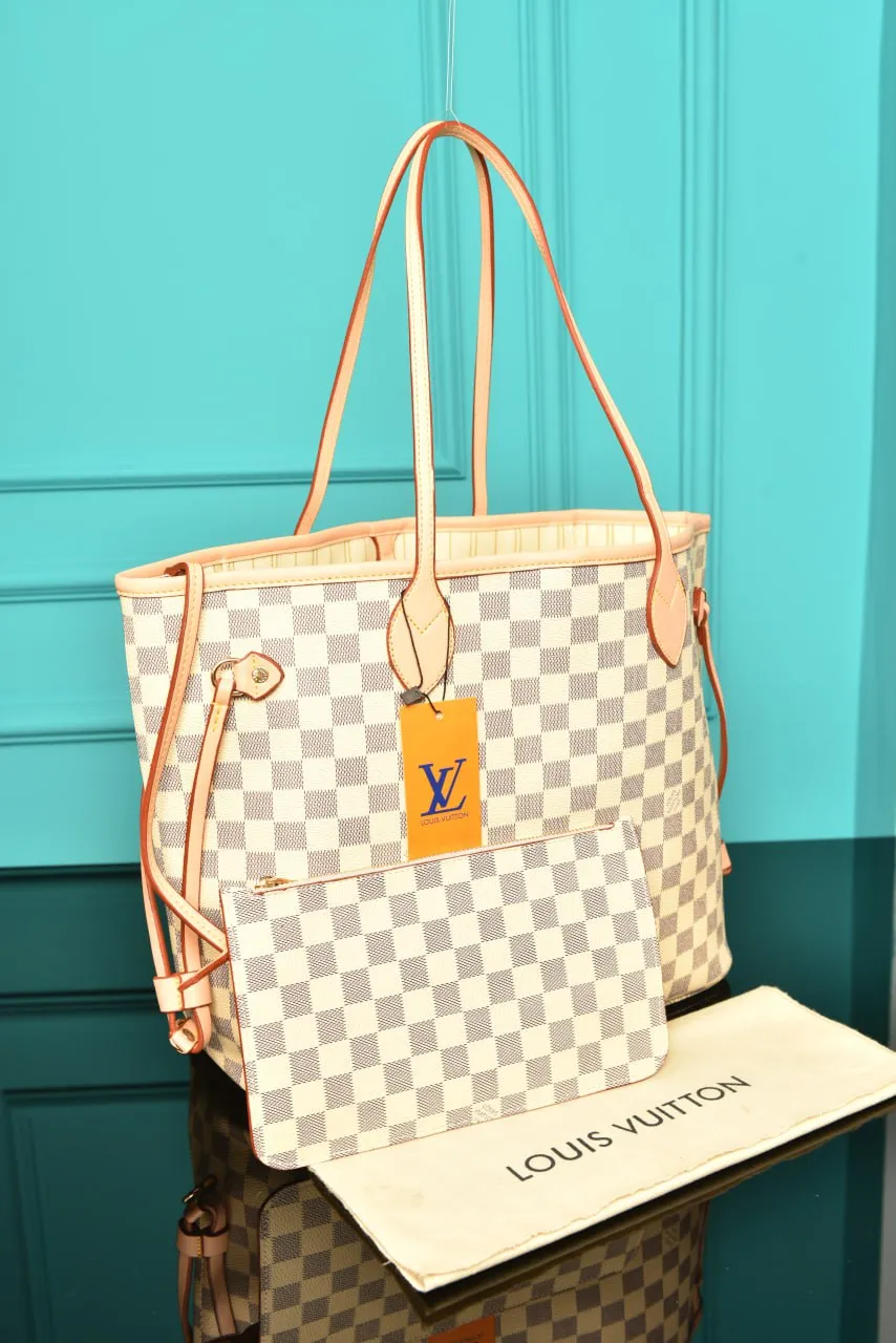 Neverfull MM Damier White