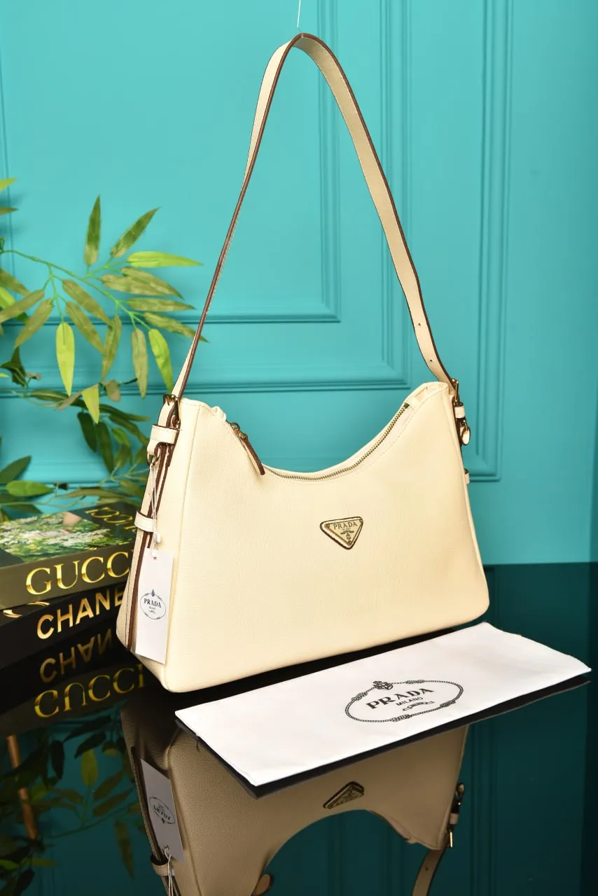 Aimee Medium Shoulder Bag White