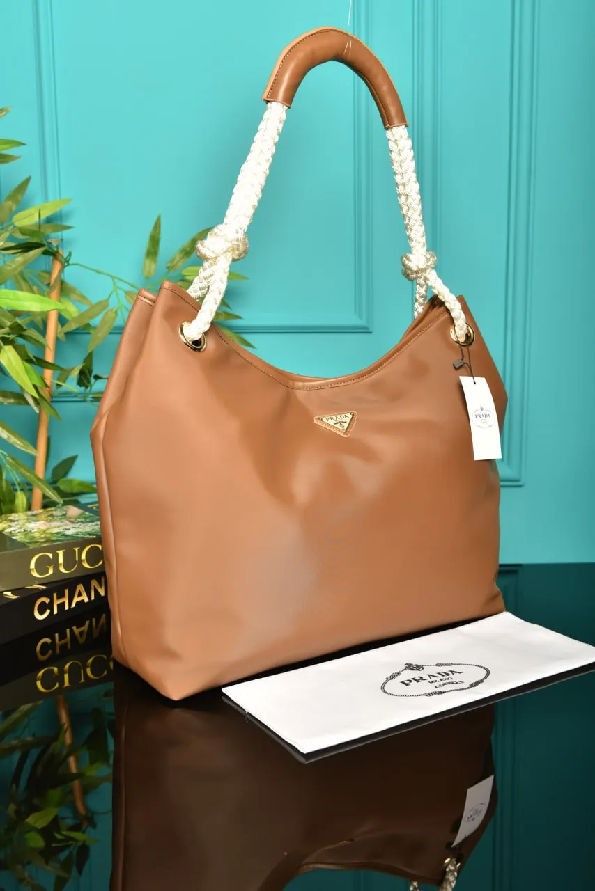 Mariner Large Re-Nylon Shoulder Bag Brown