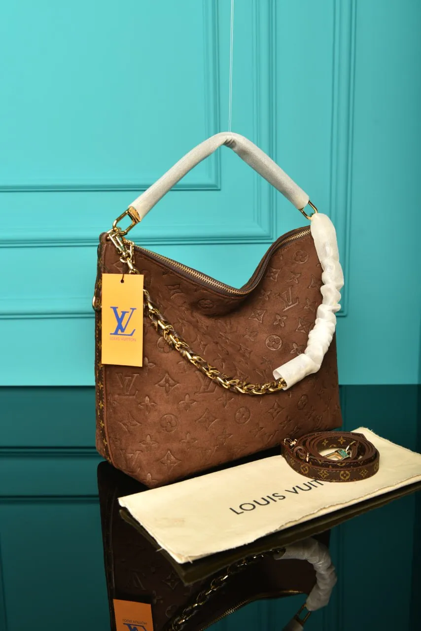 Multipass  Bag in Suede Dark Brown