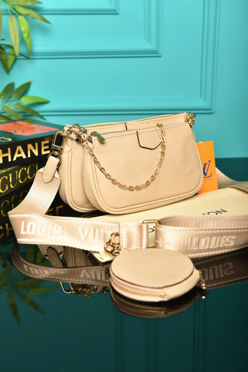 Multi Pochette Monogram White