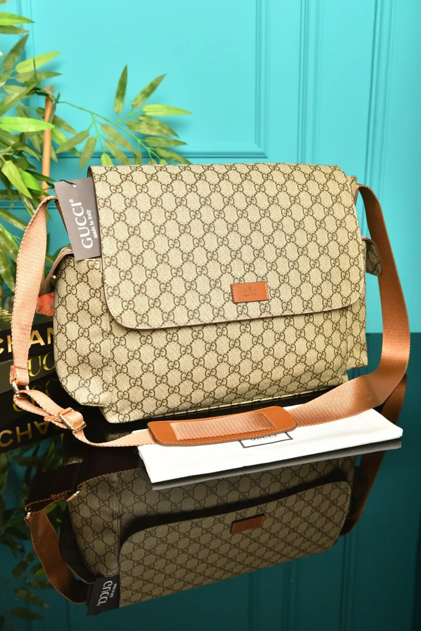 GG Plus Diaper Bag Brown Strap