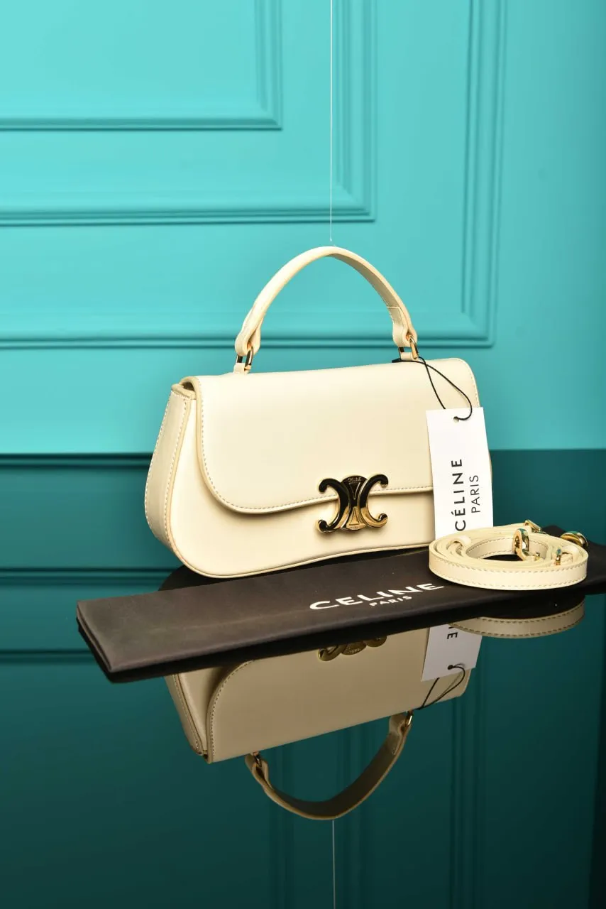 Lola in Shiny Calfskin White