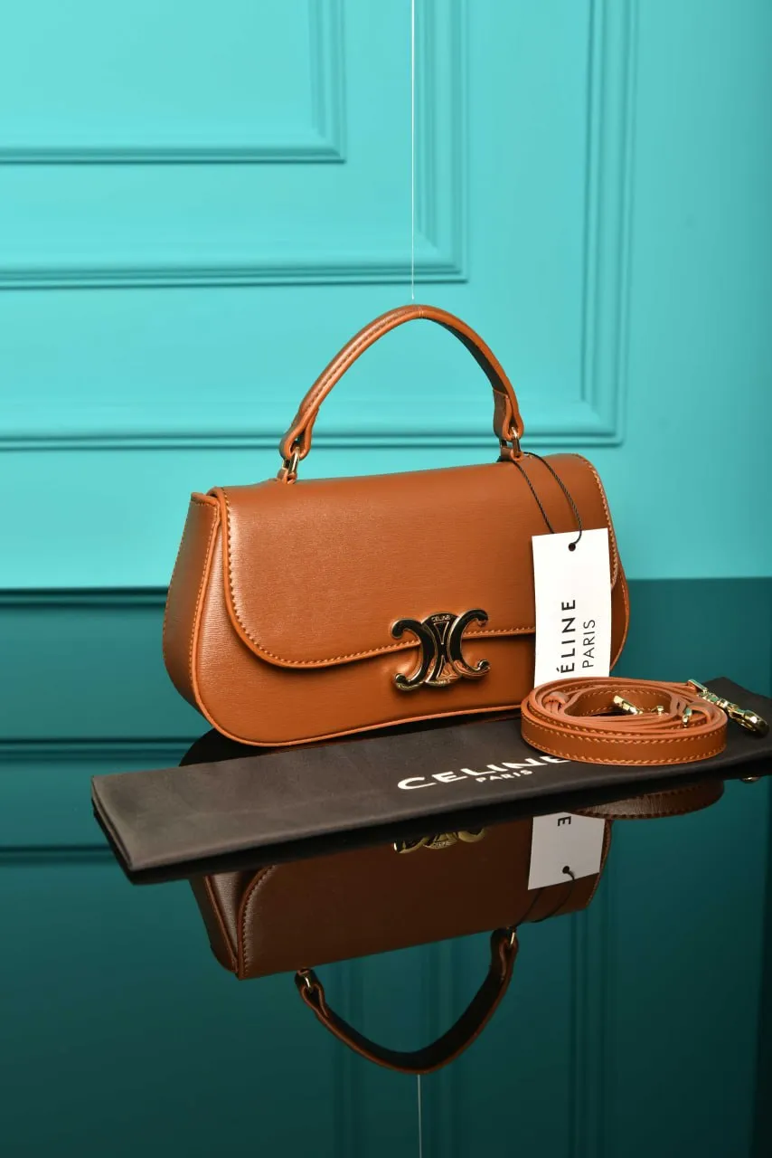 Lola in Shiny Calfskin Orange