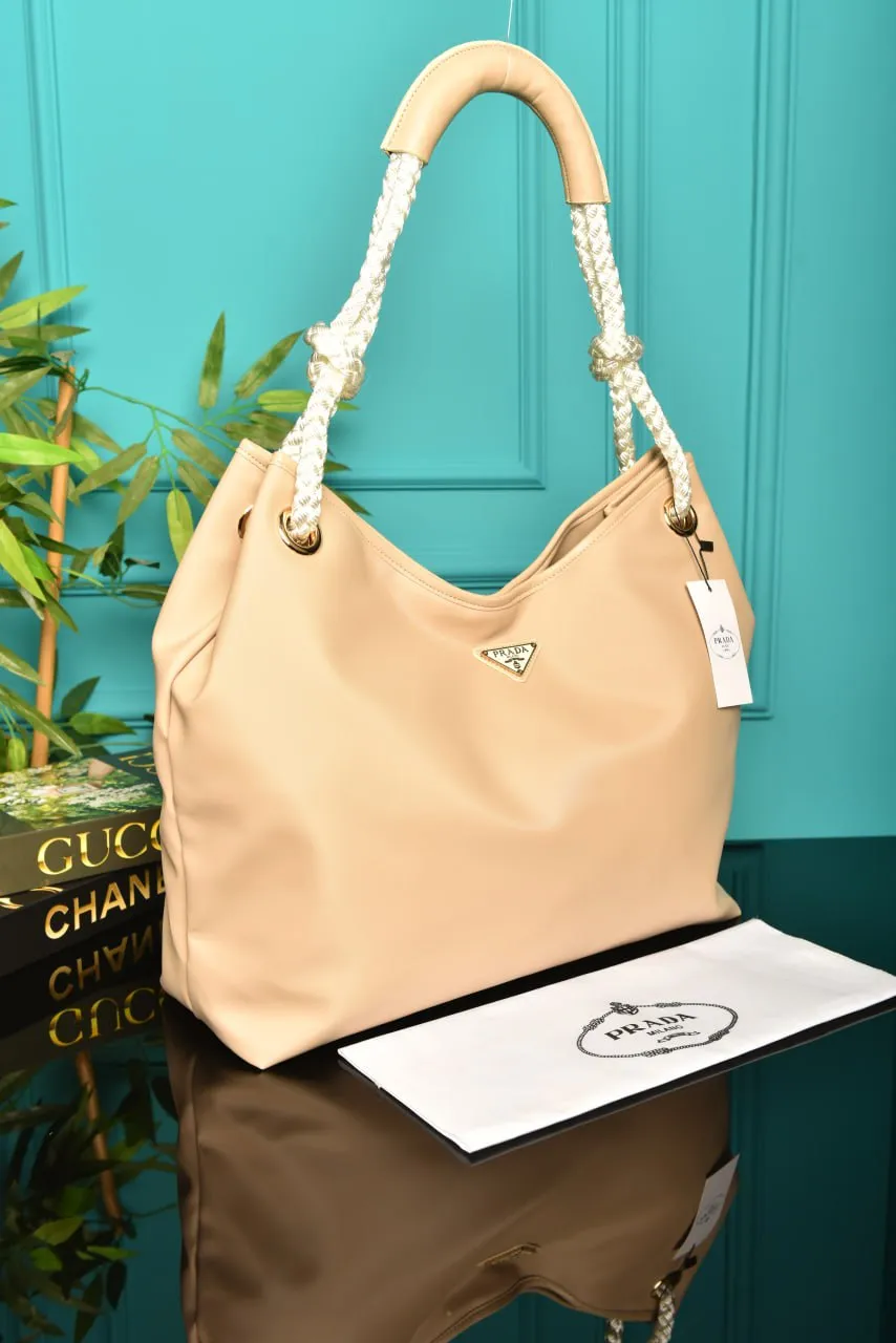 Mariner Large Re-Nylon Shoulder Bag White