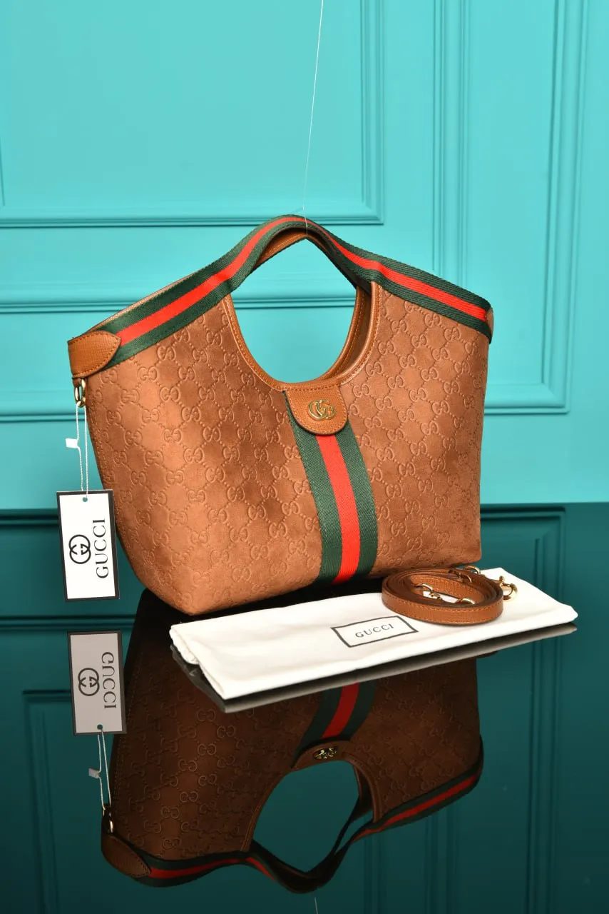 Giglio Small Tote Bag in Suede