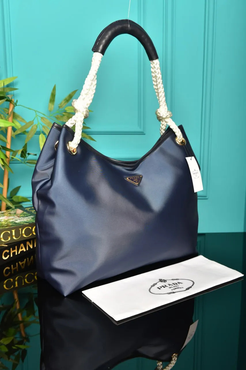 Mariner Large Re-Nylon Shoulder Bag Blue