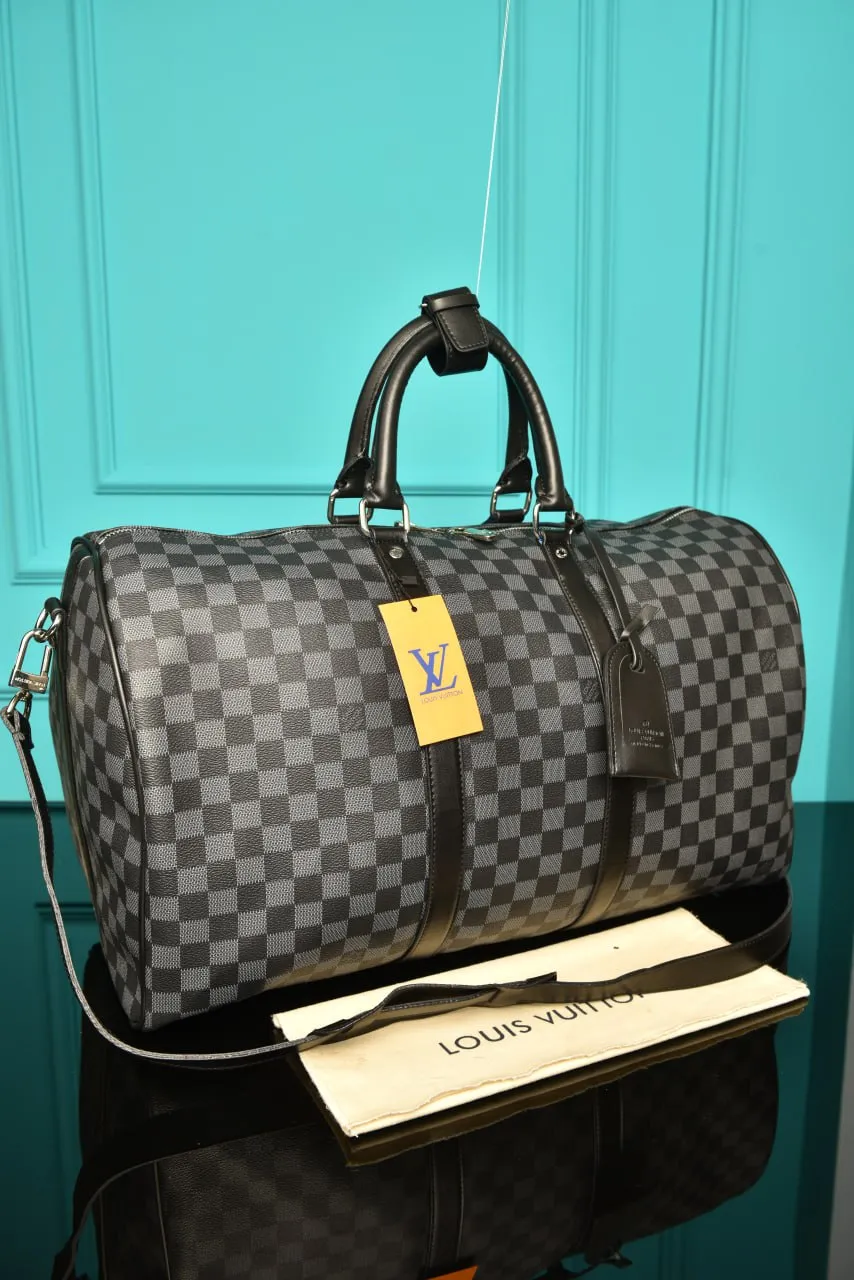 Keepall Bandouliere 50 Damier Black