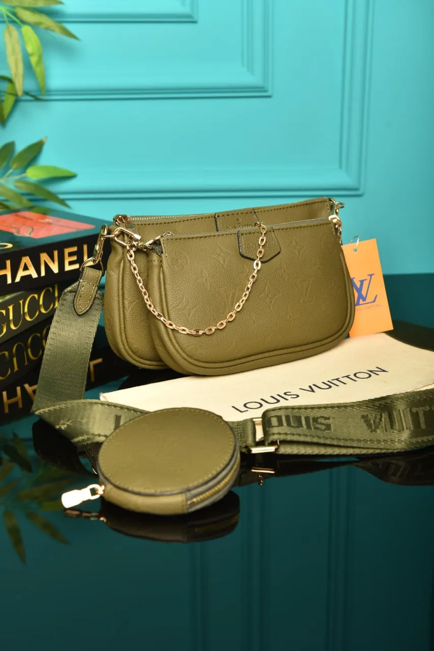 Multi Pochette Monogram Green