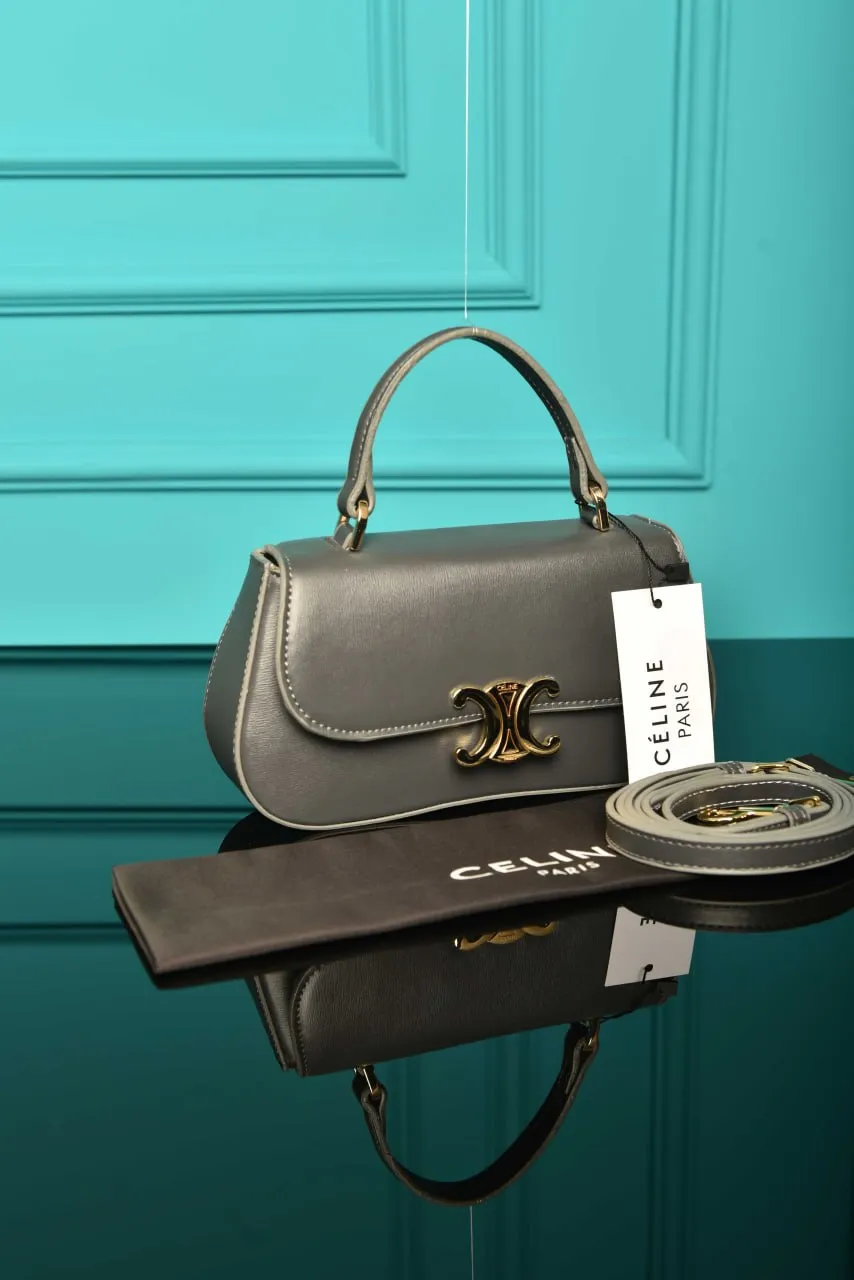 Lola in Shiny Calfskin Gray