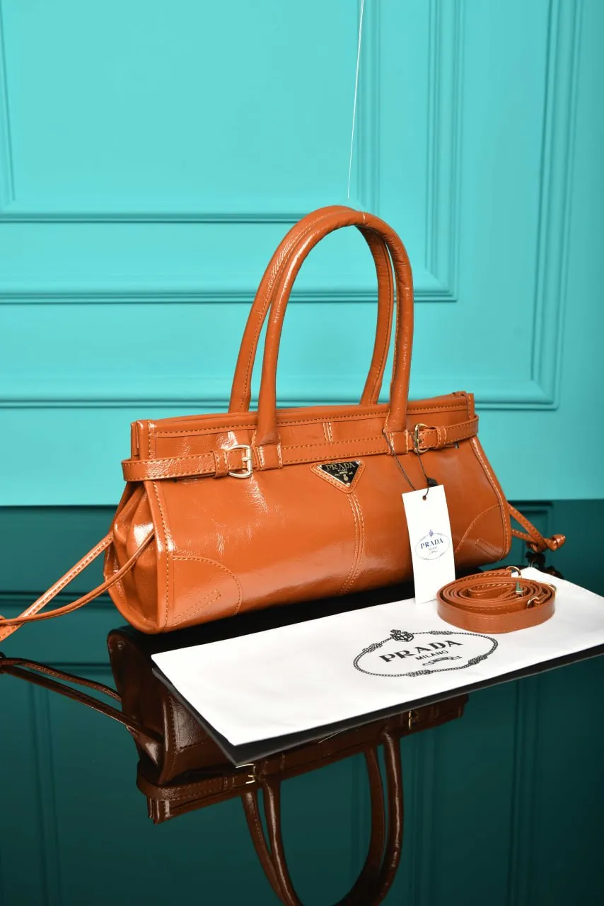 Bonnie Medium Leather Bag Brown